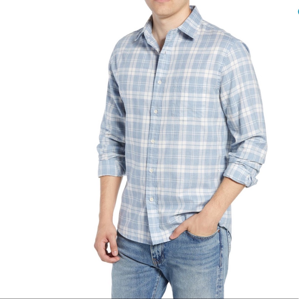 Men’s Plaid Button Down NWOT